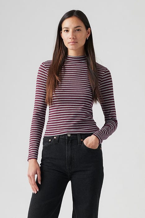 LSEEFFORTLESS LONG-SLEEVED TOP RED 1
