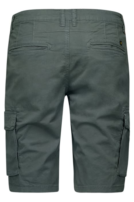 SHORT CARGO GARMENT DYED + STONE WASHED STRETCH STEEL 5