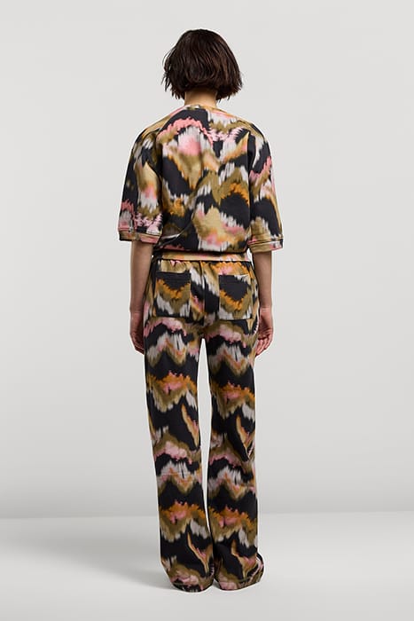 PANTS WATERY PRINT ON FRENCH TERRY MULTICOLOUR 2