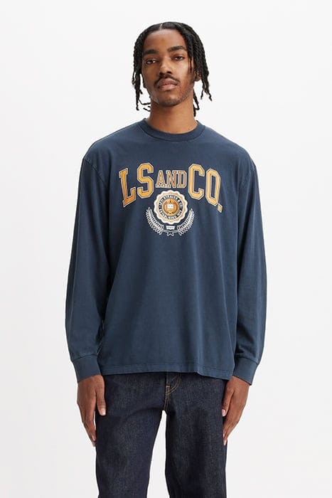 LS LONG-SLEEVED T-SHIRT NAVY 1