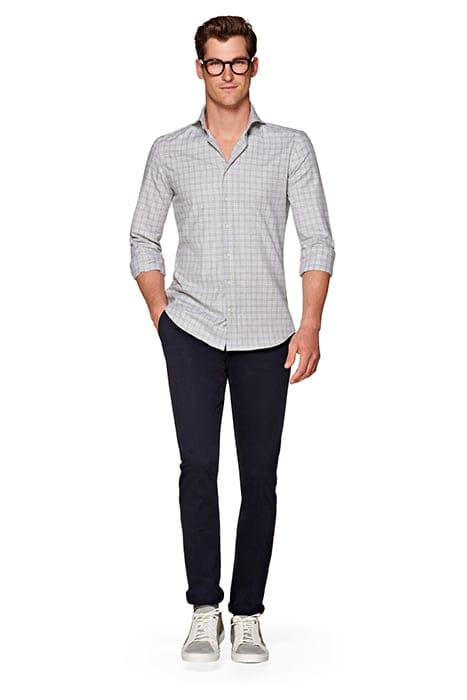 SLIM LEG STRAIGHT CHINOS NAVY 1