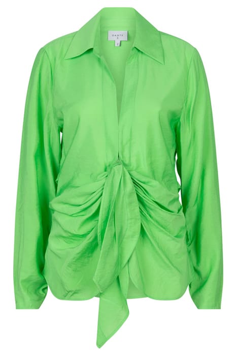 PANSY DRAPEY BLOUSE GREEN FLARE 3