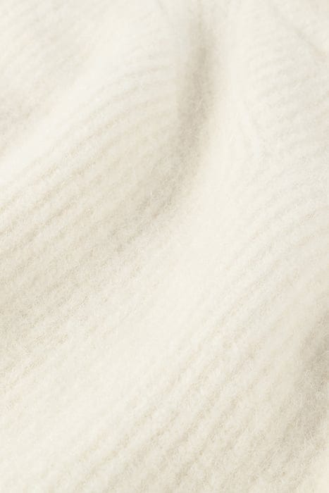 SHORT SOFT KNIT SWEATER ECRU 6