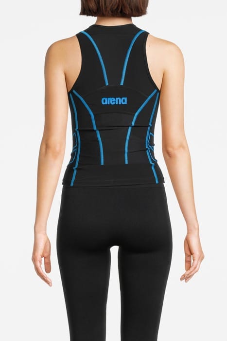 W TRITOP ST BLACK-TURQUOISE 2
