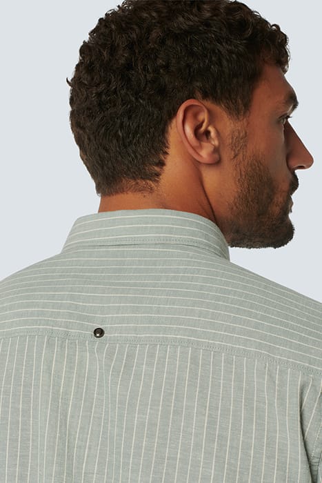 SHIRT STRIPES WITH LINEN ZINC 6