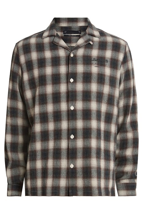 UNDRGRND LS CH SHIRT BISON RED 4