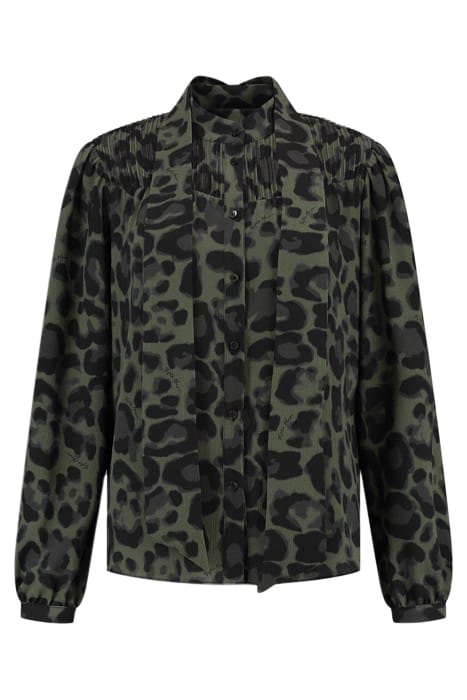ANSELL PRINT BLOUSE FORGED IRON 1