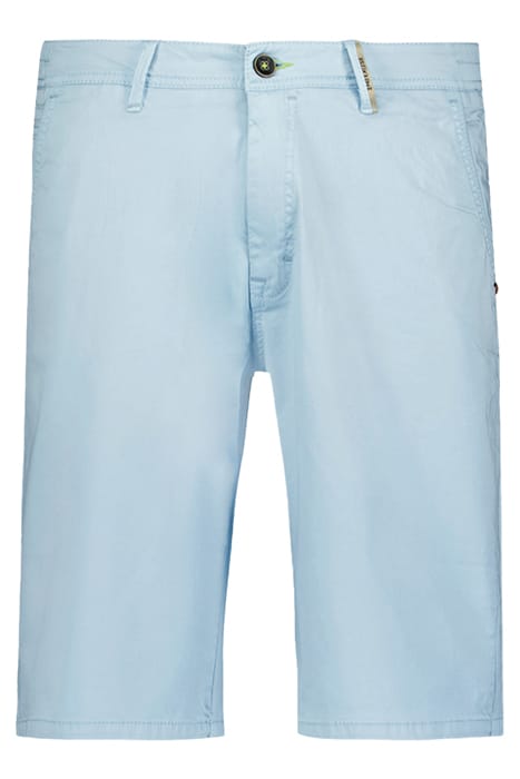 SHORT CHINO GARMENT DYED TWILL STRETCH SKY 4