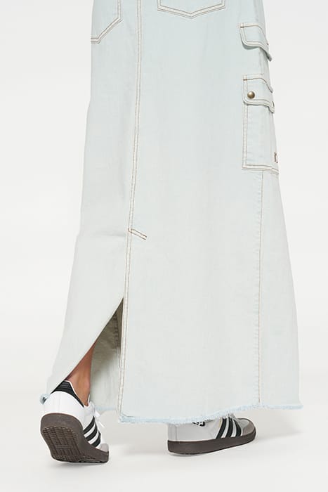 SLUB TWILL SKIRT SEA FOAM 5