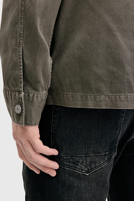 NEVIS CHORE JACKET BANCHA GREEN 7