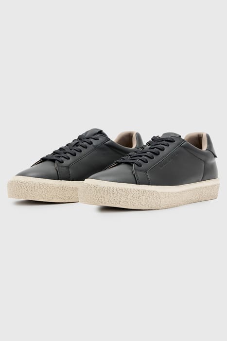 KLOP LTHR LOW TOP BLACK 3