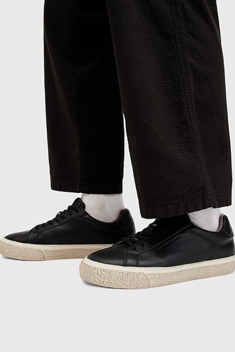 KLOP LTHR LOW TOP BLACK 2