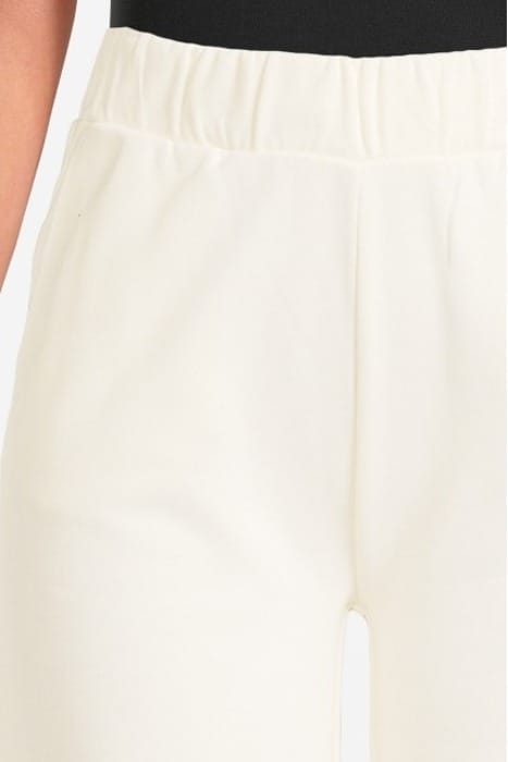 KL LOUNGE WIDE LEG SWEATPANTS OFF WHITE 4