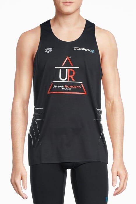 M A-ONE MESH TANK TOP BLACK UR 1