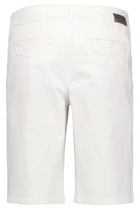 SHORT CHINO GARMENT DYED TWILL STRETCH WHITE 5
