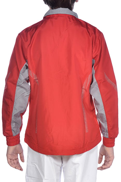 JR TL WARM UP JACKET RED-GREY 2