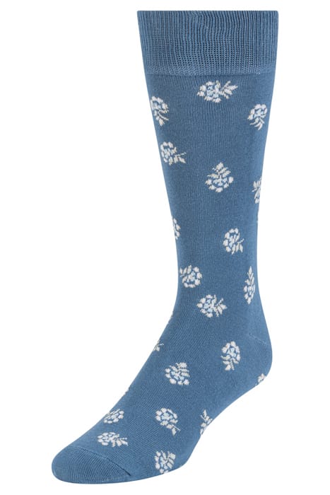 4PK MENS NON TERRY DRESS CREW BLUE 2