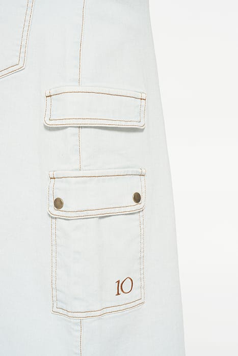 SLUB TWILL SKIRT SEA FOAM 6