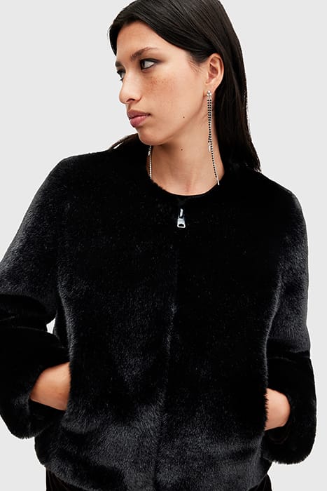 FLORENCE FUR COAT BLACK 9