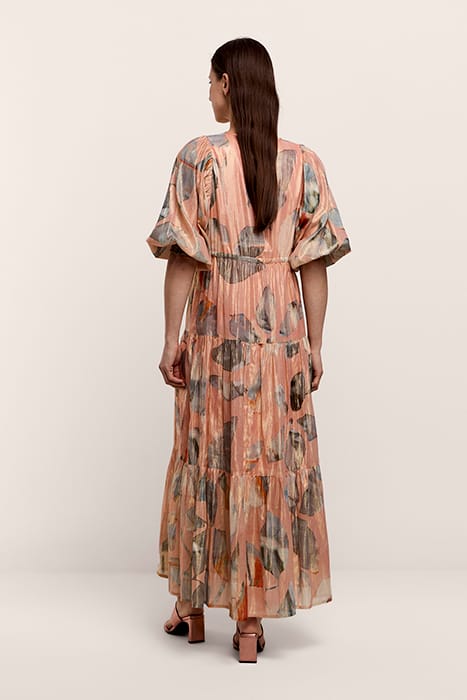 QUINTY: DRESS LONG LEAVES WITH LUREX MULTICOLOUR 2