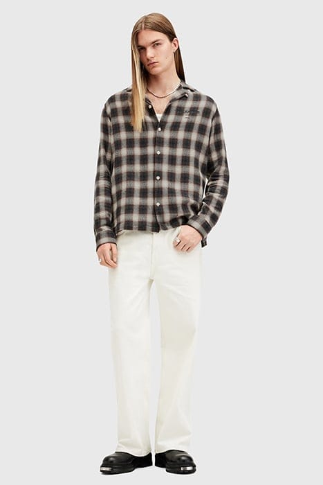 UNDRGRND LS CH SHIRT BISON RED 3