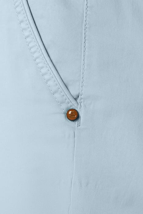 SHORT CHINO GARMENT DYED TWILL STRETCH SKY 7