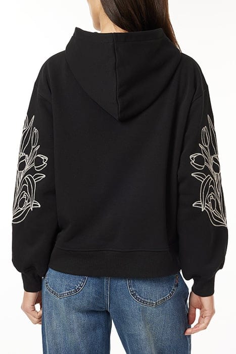 CLASSIC HOODIE BLACK NIGHT TULIPS 2