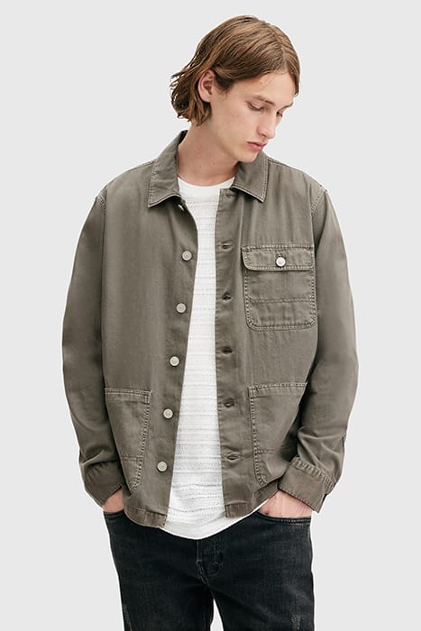 NEVIS CHORE JACKET BANCHA GREEN 5