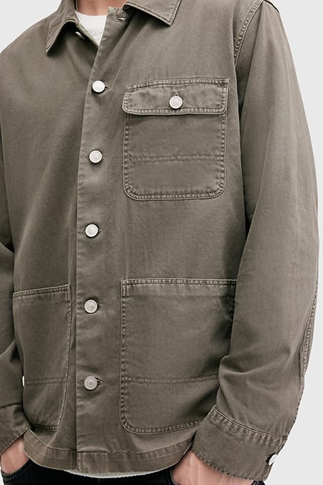 NEVIS CHORE JACKET BANCHA GREEN 6