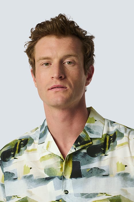 SHIRT SHORT SLEEVE RESORT COLLAR ALLOVER PRINTED CEMENT 6