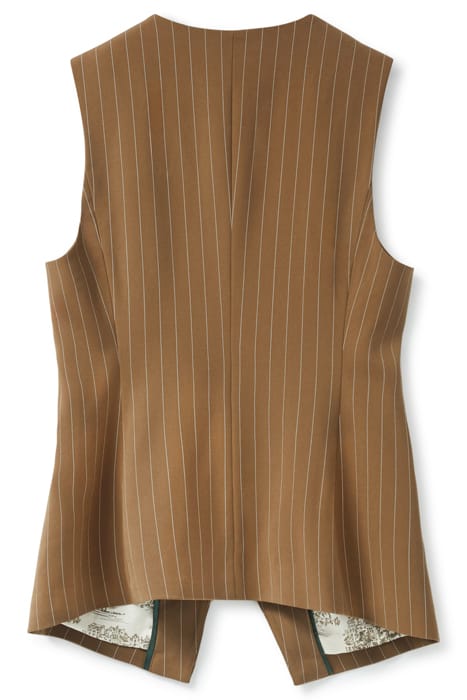 LONGLINE VEST BROWN 5