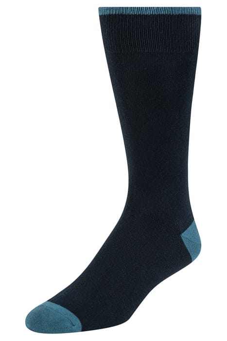 3PK MENS NON TERRY CREW BLUE 3