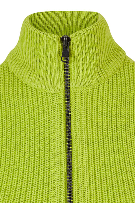 LADIES SHORT KNIT VEST FROZENYELLOW 8