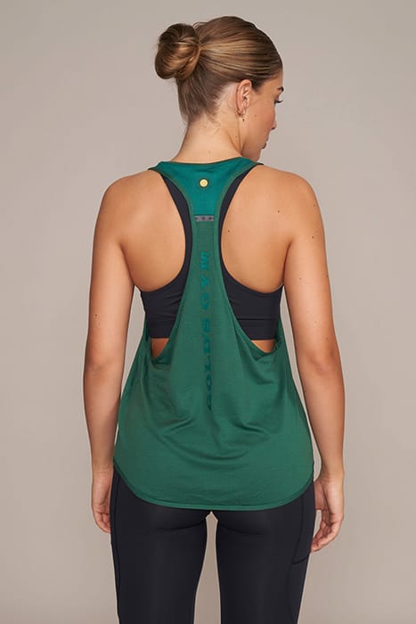 MARY LOU - WOMEN'S LOOSE-FIT TANK TOP GREEN 2