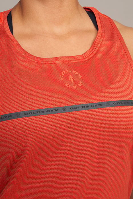 MARY LOU - WOMEN'S LOOSE-FIT TANK TOP ORANGE 4