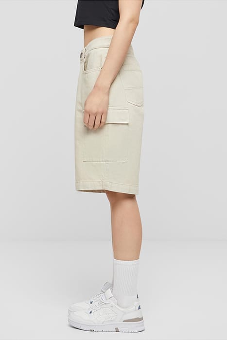 LADIES COTTON CARGO BERMUDA SOFTSEAGRASS 4