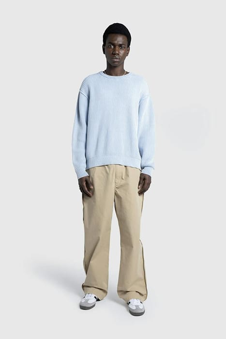 HIGHSNOBIETY HS05 – BRUSHED REVERSE PIPING TROUSER BEIGE 2