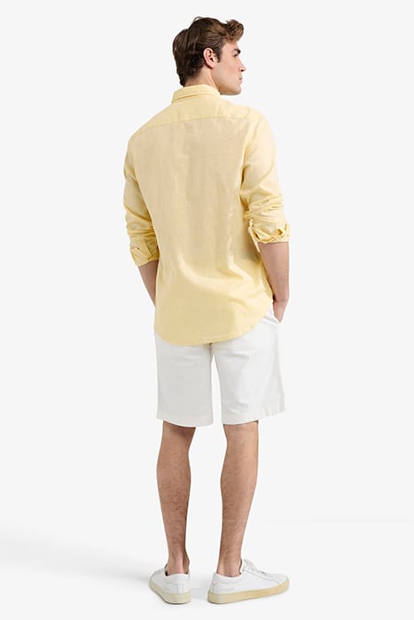 COTTON LINEN SHIRT LEMON YELLOW 3