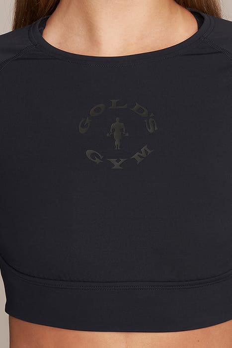 HELEN - WOMEN'S CROPPED LONGSLEEVE TOP BLACK 4