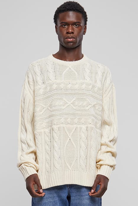 SET IN BOXY SWEATER SAND 1