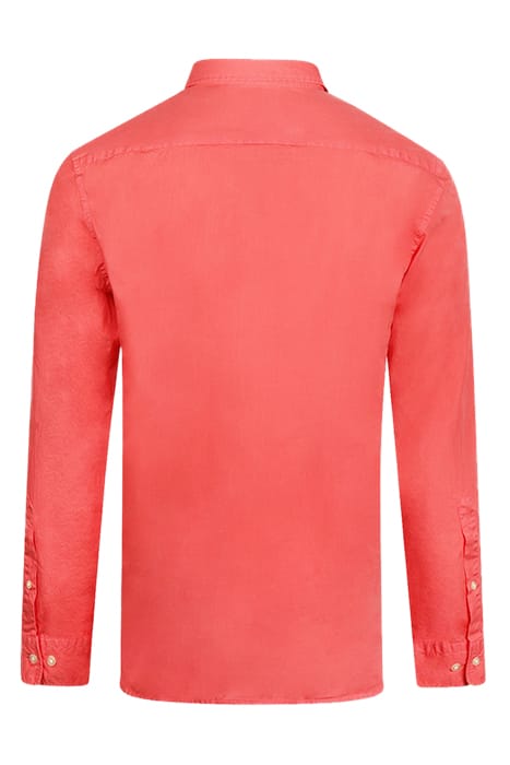 SUMMER POPLIN SHIRT CORAL RED 2