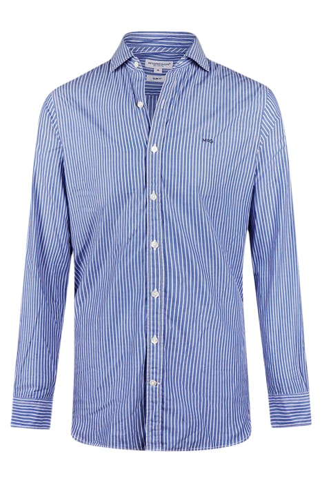 STRIPE SHIRT MEDIUM BLUE 4