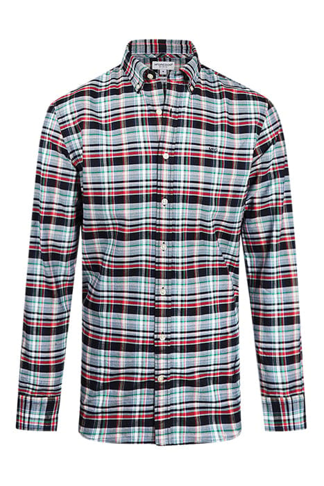 SUMMER CHECK SHIRT NAVY 1