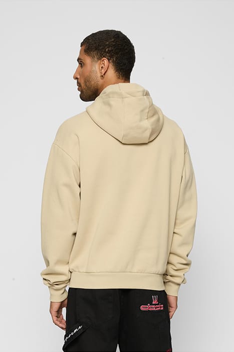HIGH NECK ZIP HOODY WETSAND 2