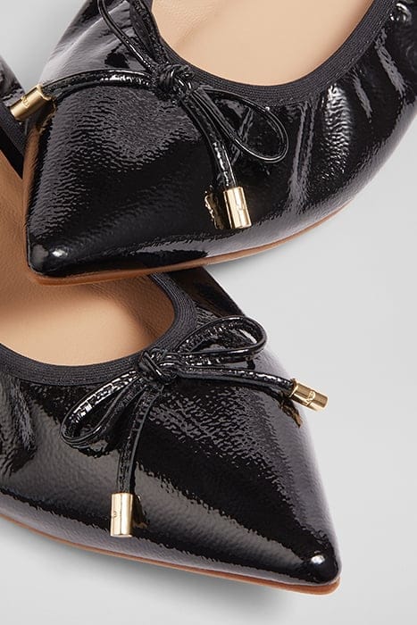 TILLY POINTED BALLERINA SHOES BLACK 5