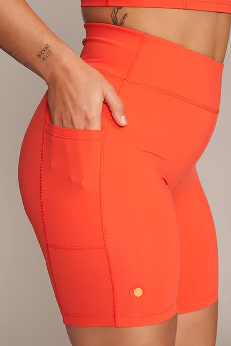 JODIE - WOMEN'S CYCLING SHORTS ORANGE 4