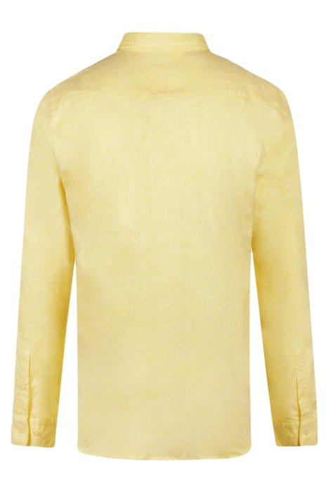 COTTON LINEN SHIRT LEMON YELLOW 5