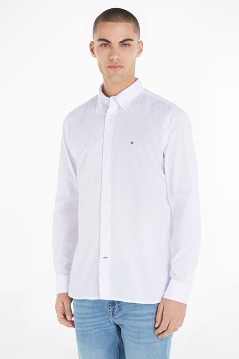 CORE FLEX POPLIN SLIM FIT CASUAL SHIRT WHITE 1