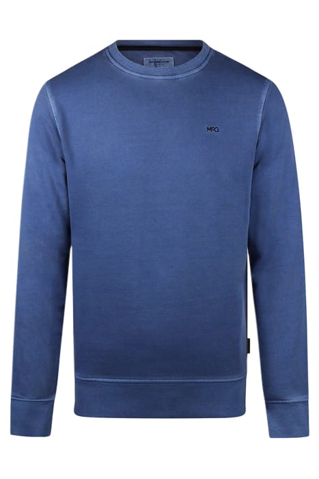 SUMMER CREW SWEATSHIRT VINTAGE BLUE 1