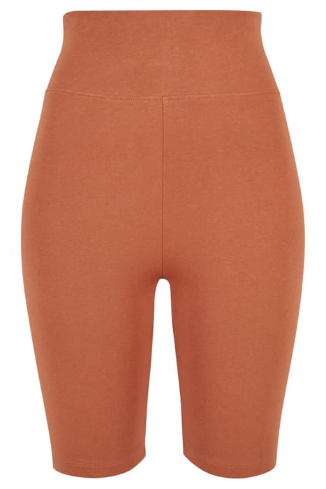 LADIES HIGH WAIST CYCLE SHORTS TERRACOTTA 4